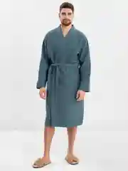 Халат банный мужской вафельный, Lilians
