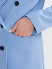 Голубой костюм классический деловой женский Blazer