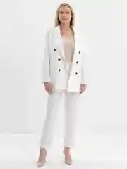 Белый костюм классический деловой женский Blazer