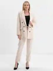 Молочный костюм классический деловой женский Blazer