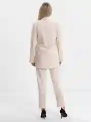 Молочный костюм классический деловой женский Blazer