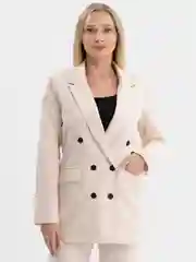 Молочный костюм классический деловой женский Blazer