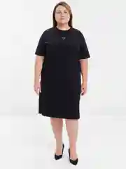 Шоколадный платье-футболка Oversize, короткая туника, большие размеры 42-60