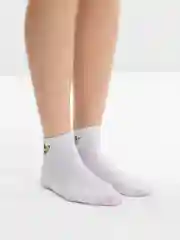 Белый носки короткие, унисекс