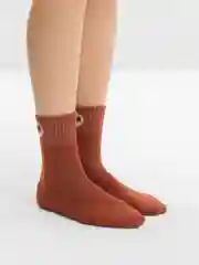 Оранжевый носки женские, плотные