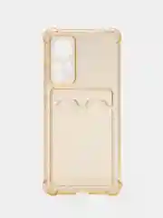Бежевый силиконовый чехол Xiaomi 12/12X/12S (Сяоми 12/12Х/12С), прозрачный