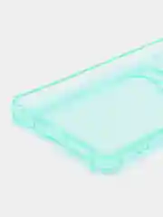 Бирюзовый чехол для Xiaomi Redmi Note 12 5G, Poco X5 (Сяоми Нот 12 5Г, Поко Х5), прозрачный