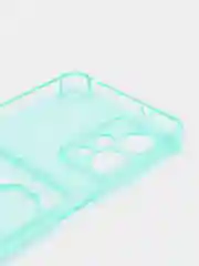 Бирюзовый чехол для Xiaomi Redmi Note 12 5G, Poco X5 (Сяоми Нот 12 5Г, Поко Х5), прозрачный