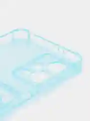 Бирюзовый чехол для Xiaomi Redmi Note 12 5G, Poco X5 (Сяоми Нот 12 5Г, Поко Х5), прозрачный