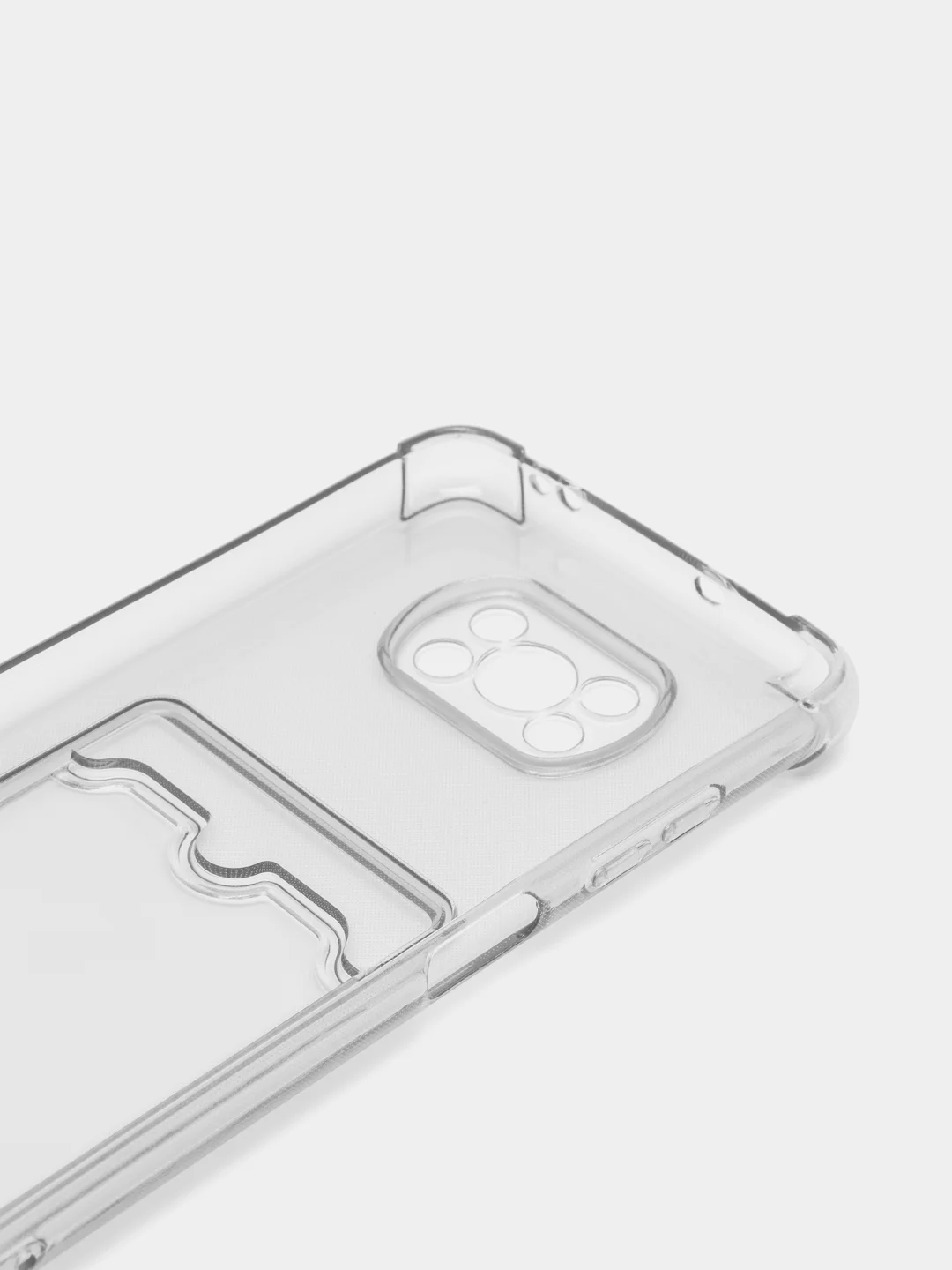 Серый чехол для Xiaomi Poco X3, Poco X3 NFS, Poco X3 Pro (Сяоми Поко Х3, Поко Х3 Про) прозрачный