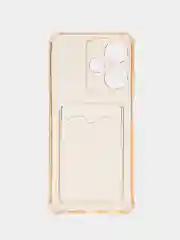 Бежевый силиконовый чехол для Infinix HOT 30i  ( Инфиникс Хот 30 ай ) , прозрачный