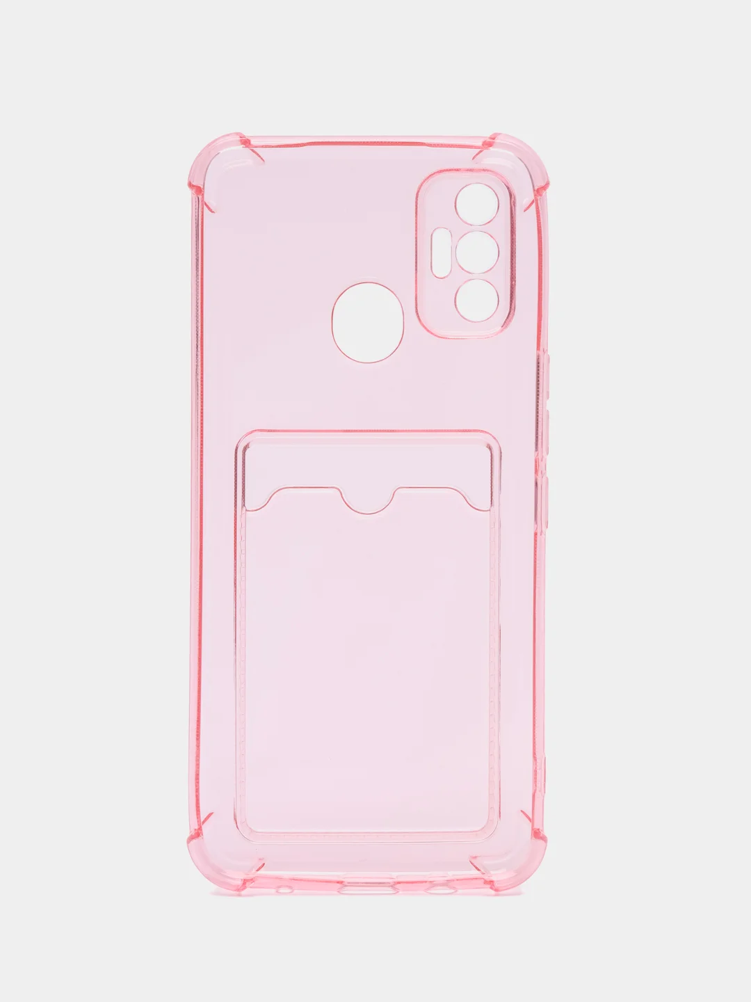 Голубой чехол для Tecno Spark 7 (Техно Спарк 7), прозрачный, силиконовый