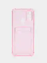 Голубой чехол для Tecno Spark 7 (Техно Спарк 7), прозрачный, силиконовый
