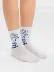 Белый носки женские, унисекс