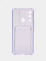 Лавандовый чехол Tecno Spark Go 2022, Spark 8C силиконовый, Техно Спарк Го 2022, Спарк 8С прозрачный