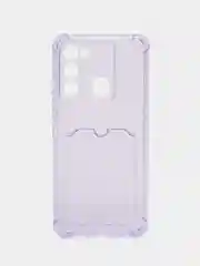 Лавандовый чехол Tecno Spark Go 2022, Spark 8C силиконовый, Техно Спарк Го 2022, Спарк 8С прозрачный