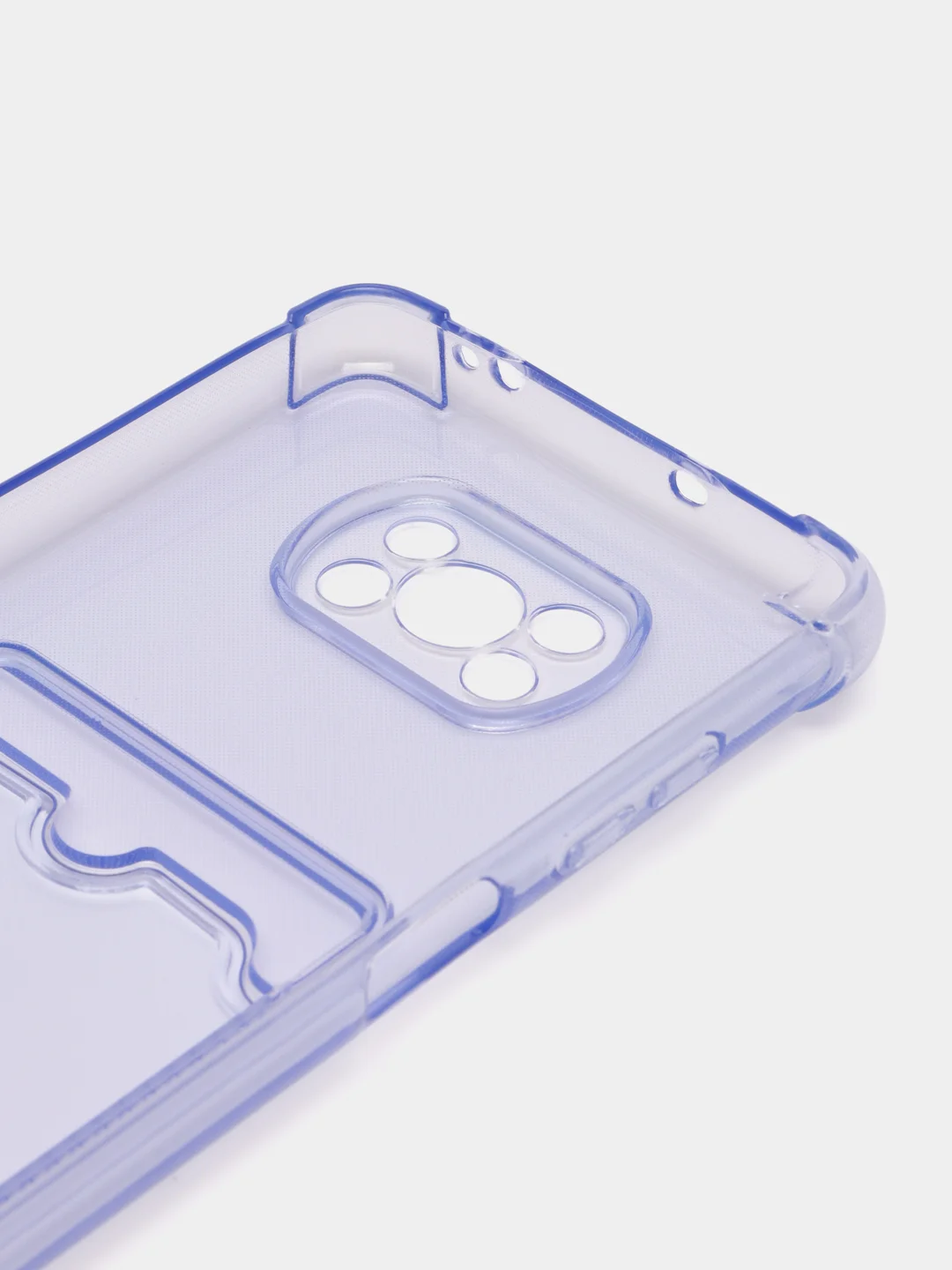 Лавандовый чехол для Xiaomi Poco X3, Poco X3 NFS, Poco X3 Pro (Сяоми Поко Х3, Поко Х3 Про) прозрачный