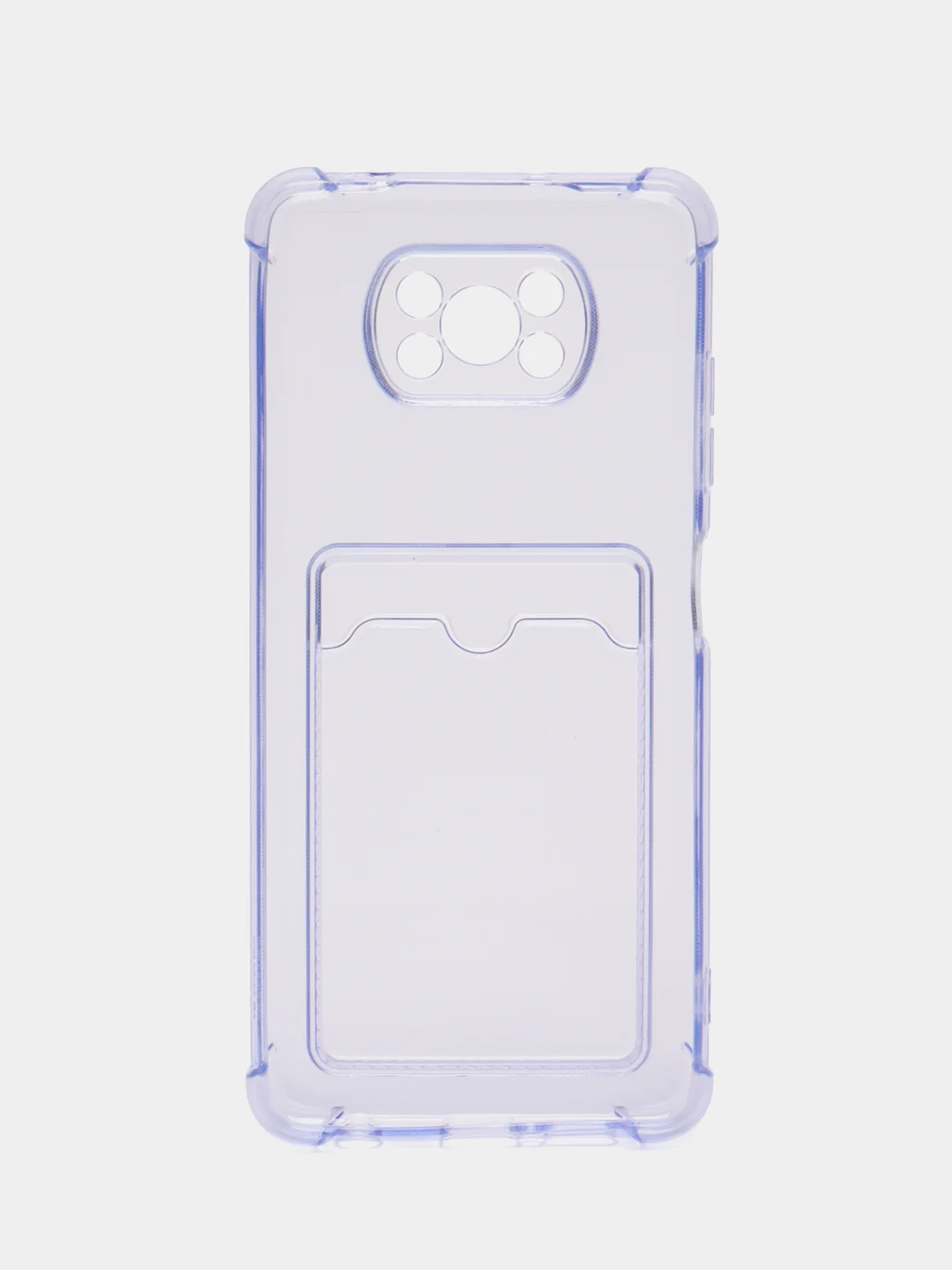 Лавандовый чехол для Xiaomi Poco X3, Poco X3 NFS, Poco X3 Pro (Сяоми Поко Х3, Поко Х3 Про) прозрачный