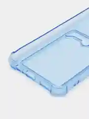 Синий меланж чехол для Samsung Galaxy M14 5G (Самсунг Галакси М14 5Г) прозрачный, с отсеком для карт