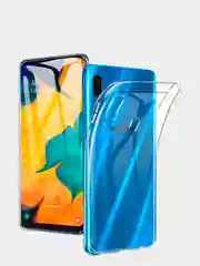 Чехол для Samsung A20 / A30 прозрачный силиконовый