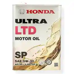 Моторное масло Honda Ultra LTD 5W-30 SP синтетическое (гидрокрекинг) 4 л