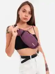 Фиолетовый поясная сумка, спортивная, через плечо, унисекс