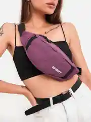 Фиолетовый поясная сумка, спортивная, через плечо, унисекс