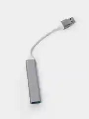 Серебряный usb-хаб, переходник HUB 3.0, USB разветвитель