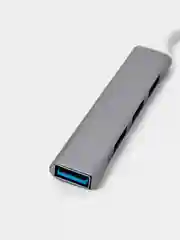 Серебряный usb-хаб, переходник HUB 3.0, USB разветвитель