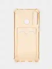 Бежевый чехол для Huawei Honor 10i/20E, Хонор 10ай/е, с отсеком для карт, картхолдер, защита углов