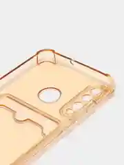 Бежевый чехол для Huawei Honor 10i/20E, Хонор 10ай/е, с отсеком для карт, картхолдер, защита углов
