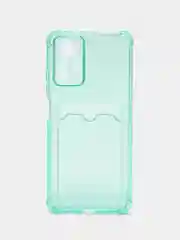 Силиконовый чехол Xiaomi Redmi Note 12S (Сяоми Редми Нот 12С) с карманом, прозрачный