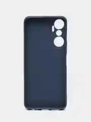 Темно-синий чехол для Infinix Hot 20, Инфиникс Хот 20, силиконовый, матовый