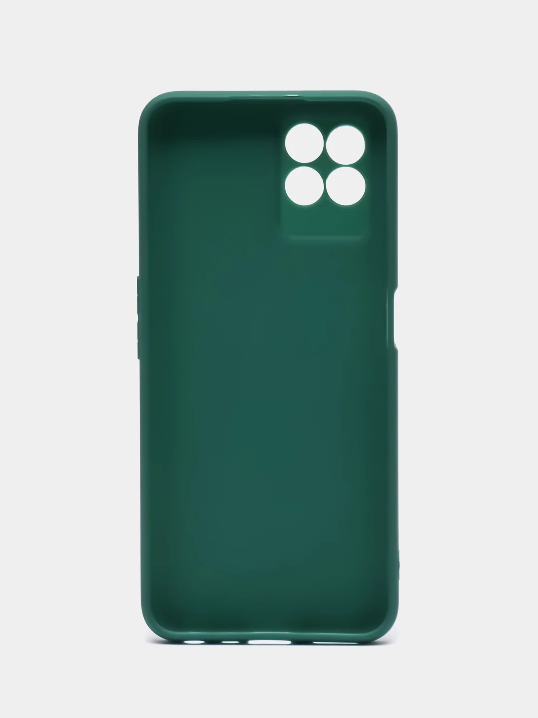 Тёмно-зелёный чехол для Realme 8i / Narzo 50 4G Реалми 8ай / Нарзо 50 4G, силиконовый, матовый