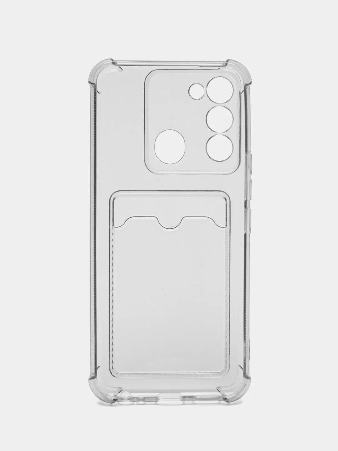 Серый чехол Tecno Spark Go 2022, Spark 8C силиконовый, Техно Спарк Го 2022, Спарк 8С прозрачный
