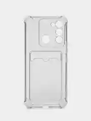Серый чехол Tecno Spark Go 2022, Spark 8C силиконовый, Техно Спарк Го 2022, Спарк 8С прозрачный