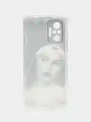 Бронзовый чехол на Xiaomi Redmi Note 10 Pro / Сяоми Редми Нот 10 Про прозрачный, с рисунком