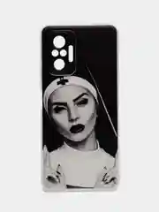 Бронзовый чехол на Xiaomi Redmi Note 10 Pro / Сяоми Редми Нот 10 Про прозрачный, с рисунком