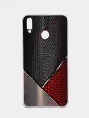 Слоновая кость силиконовый чехол на Honor 8X / Хонор 8Х прозрачный, с рисунком, защита камеры