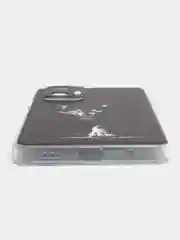 Серый меланж чехол на Xiaomi Redmi Note 10 Pro / Сяоми Редми Нот 10 Про прозрачный, с рисунком