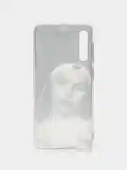 Бронзовый силиконовый чехол на Samsung Galaxy A50/A30s / Самсунг А50/А30s прозрачный, с рисунком