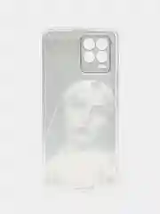 Бронзовый силиконовый чехол на Oppo Realme 8/8 Pro / Оппо Реалми 8/8 Про прозрачный, с рисунком
