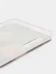Кораллово-розовый силиконовый чехол на Samsung Galaxy A50/A30s / Самсунг А50/А30s прозрачный, с рисунком