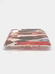 Кремовый силиконовый чехол на Samsung Galaxy A50/A30s / Самсунг А50/А30s прозрачный, с рисунком