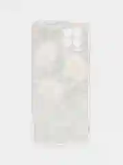 Кораллово-розовый силиконовый чехол на Oppo Realme 8/8 Pro / Оппо Реалми 8/8 Про прозрачный, с рисунком