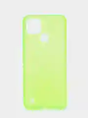 Салатовый чехол силиконовый для Realme C21, накладка, бампер неоновый, салатовый, RedLine