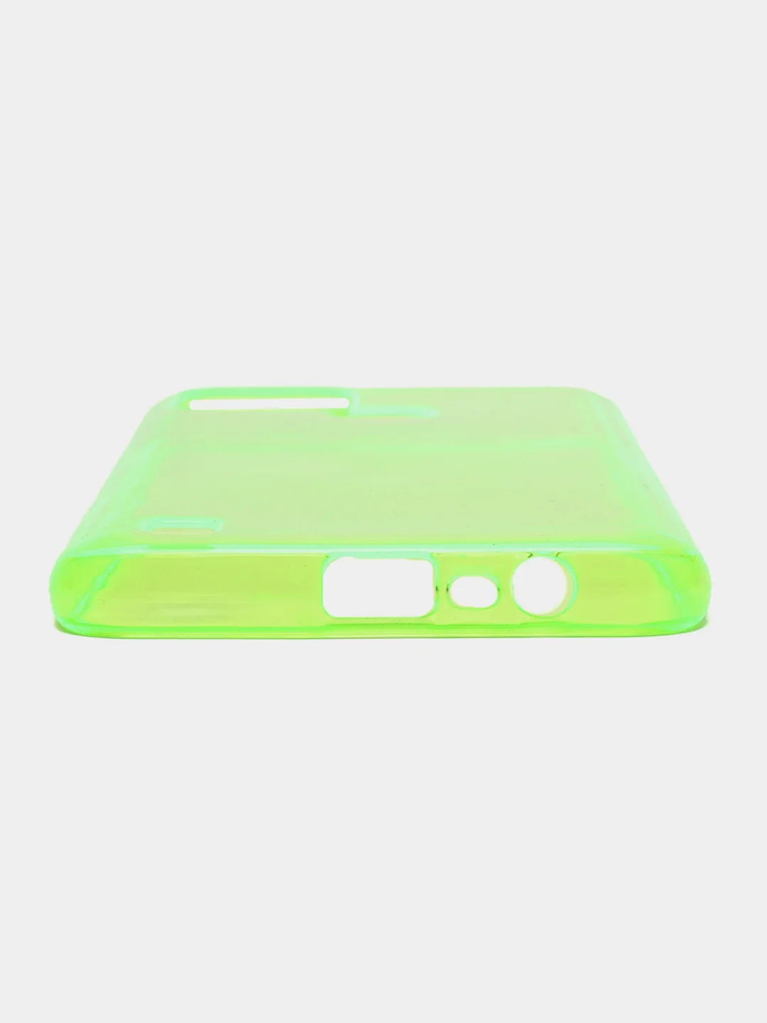 Салатовый чехол силиконовый для Realme C21, накладка, бампер неоновый, салатовый, RedLine