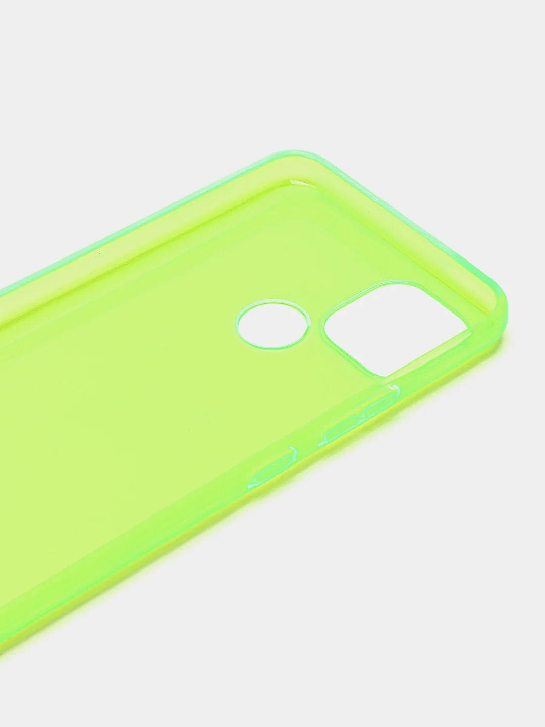 Салатовый чехол силиконовый для Realme C21, накладка, бампер неоновый, салатовый, RedLine