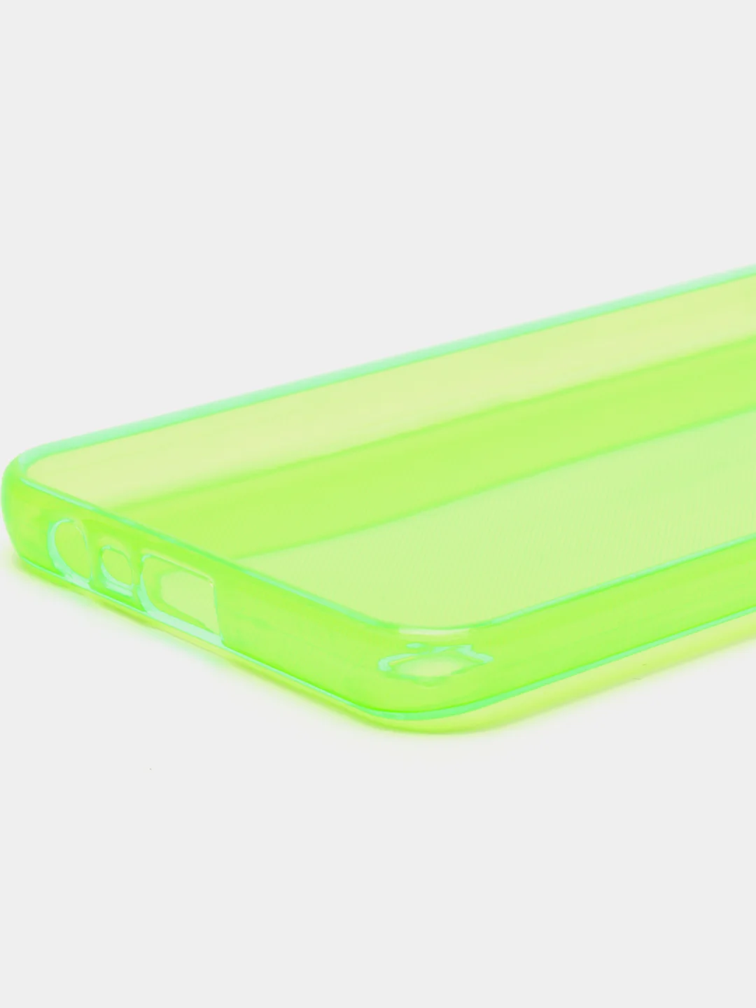 Салатовый чехол силиконовый для Realme C21, накладка, бампер неоновый, салатовый, RedLine