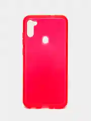 Красный чехол силиконовый для Samsung Galaxy A11 накладка, плотный бампер Cover Araree